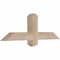Ekena Millwork Eugene Smooth Timber Gable Bracket, Douglas Fir, 36"W x 12"H x 3 1/2"D x 3 1/2"F, 8/12 Pitch GBW036X12X0404EUG00SDF - alternate 3